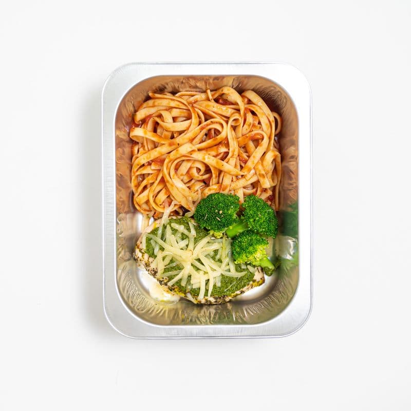 Pesto Chicken Fettuccine