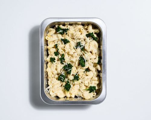 mascarpone and pinach mac and cheese