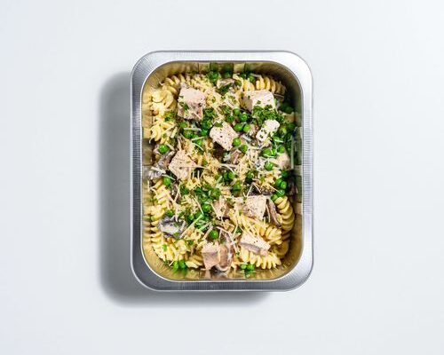 chicken mushroom alfredo