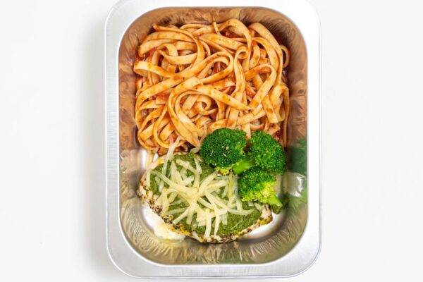 pesto chicken fettuccine